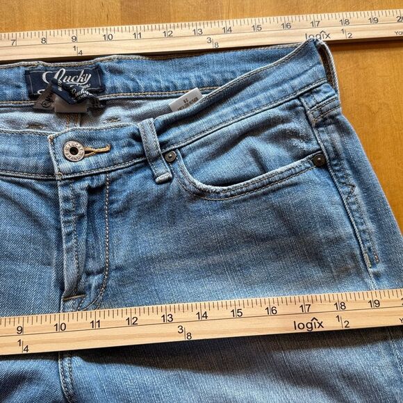 LUCKY BRAND NEAPOLITAN SWEET N LOW FLARE JEANS LOW RISE LIGHT WASH SIZE 8 SHORT - Picture 11 of 13